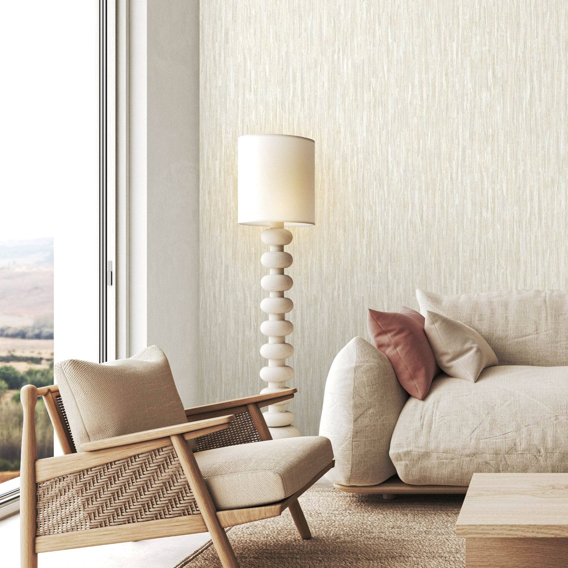 Wallpaper  -  Rasch Rosalie Texture Cream Wallpaper - 260848  -  60345232