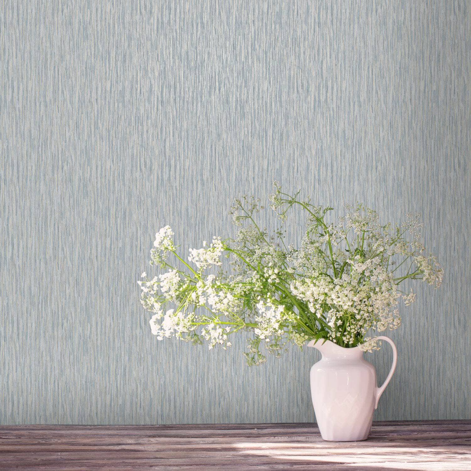 Wallpaper  -  Rasch B65 Rosalie Texture Blue Wallpaper - 260841  -  60345236