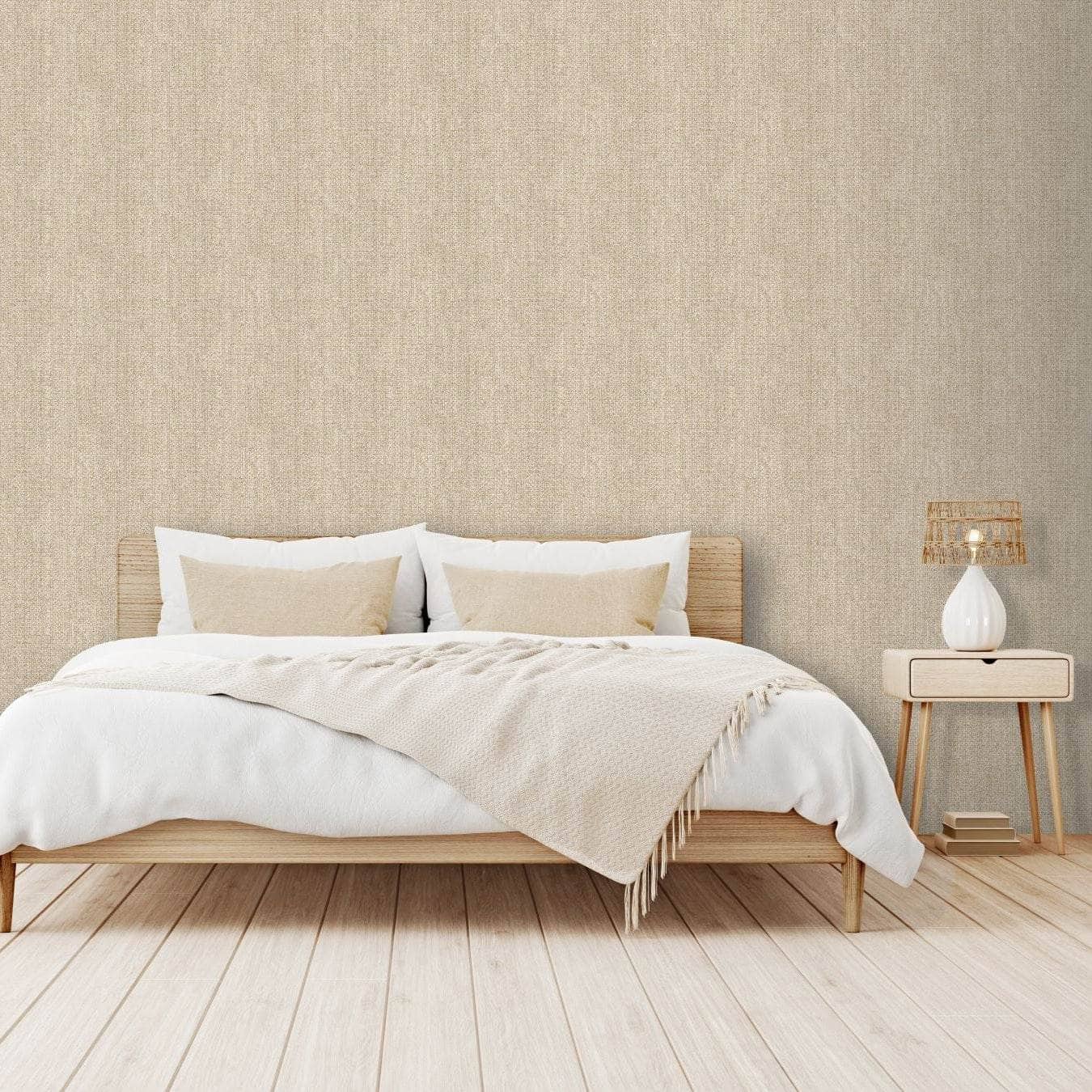 Wallpaper  -  Design I.D Basket Weave Gold Wallpaper - SA524094  -  60345273