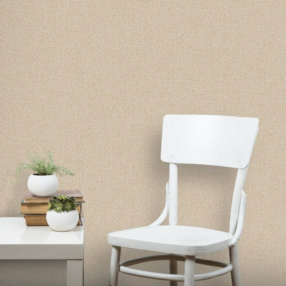 Wallpaper  -  Design I.D Basket Weave Gold Wallpaper - SA524094  -  60345273