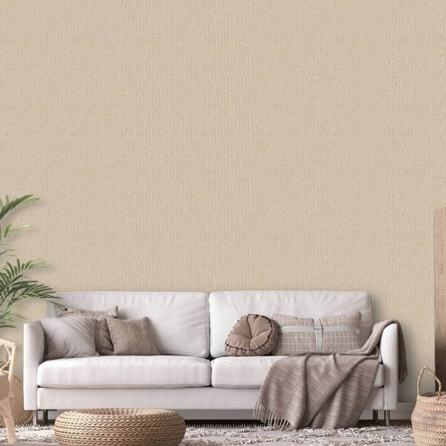 Wallpaper  -  Design I.D Basket Weave Gold Wallpaper - SA524094  -  60345273