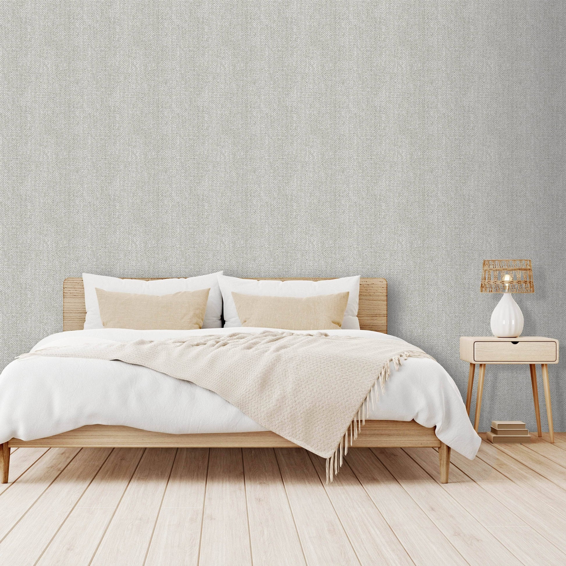Wallpaper  -  Design I.D Basket Weave Taupe Wallpaper - SA524093  -  60345275
