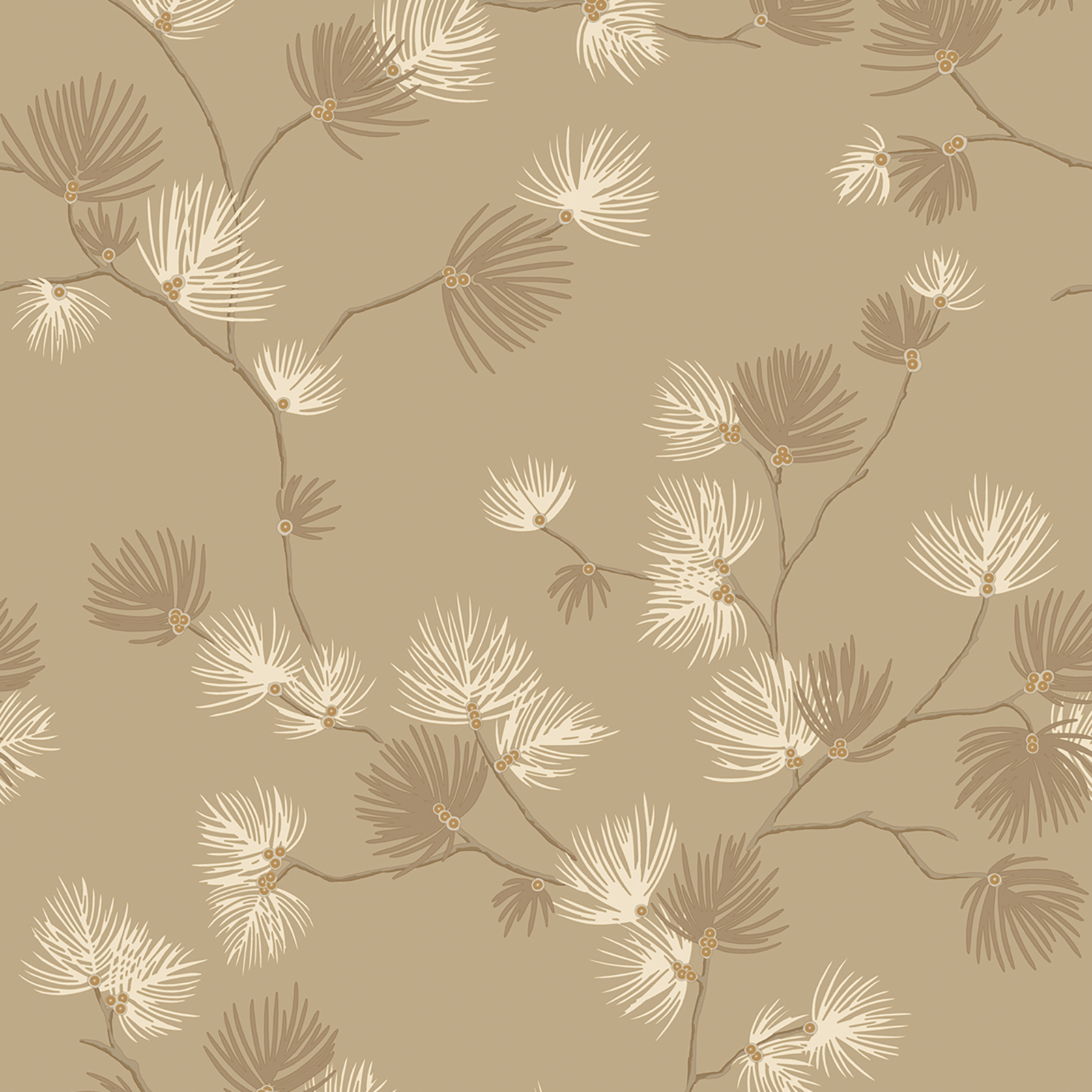 Wallpaper  -  Belgravia B09 Valentino Pine Champagne Wallpaper - 1933  -  60345295