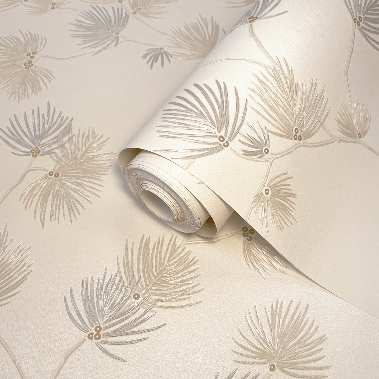 Wallpaper  -  Belgravia B09 Valentino Pine Cream Wallpaper -  1935  -  60345299