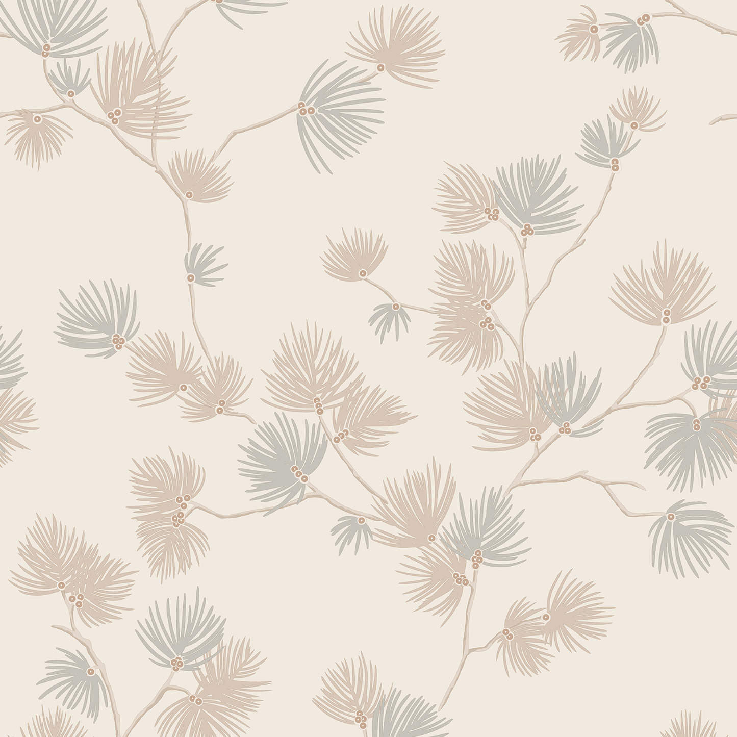 Wallpaper  -  Belgravia B09 Valentino Pine Cream Wallpaper -  1935  -  60345299