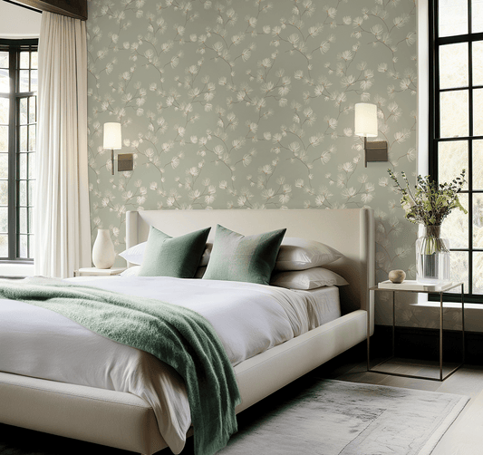 Wallpaper  -  Belgravia B09 Valentino Pine Sage Wallpaper -1936  -  60345301