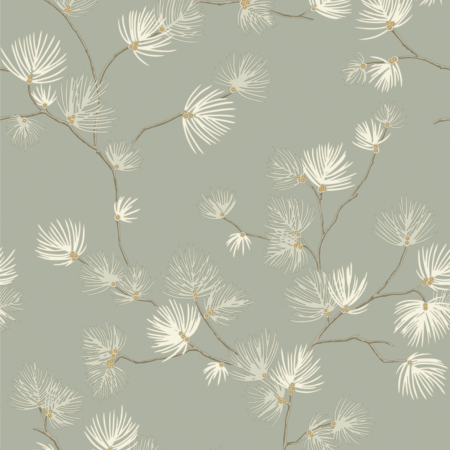 Wallpaper  -  Belgravia B09 Valentino Pine Sage Wallpaper -1936  -  60345301