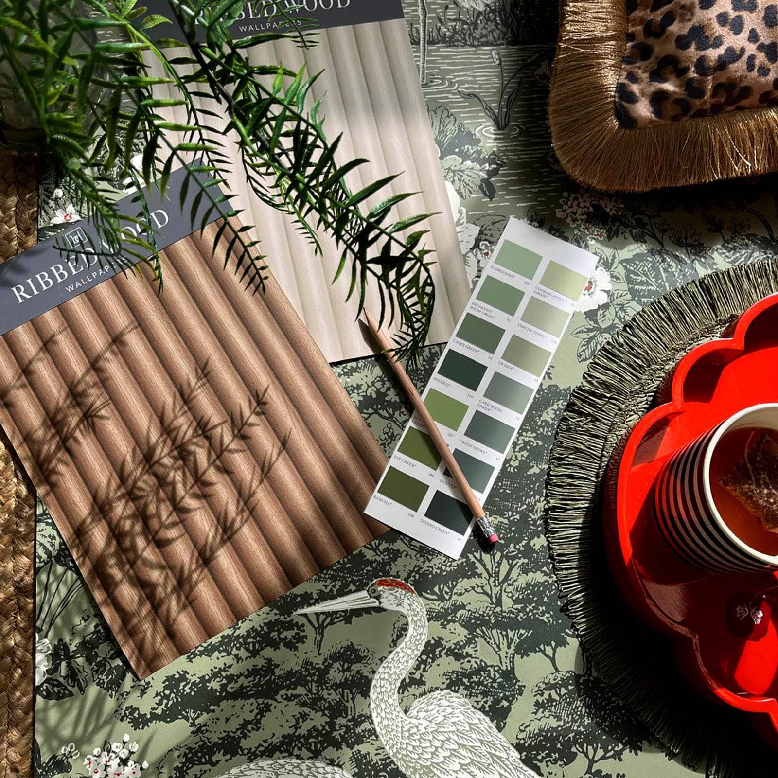 Wallpaper  -  Belgravia B78 Misaki Ribbed Wood Brown Wallpaper - 2323  -  60345305