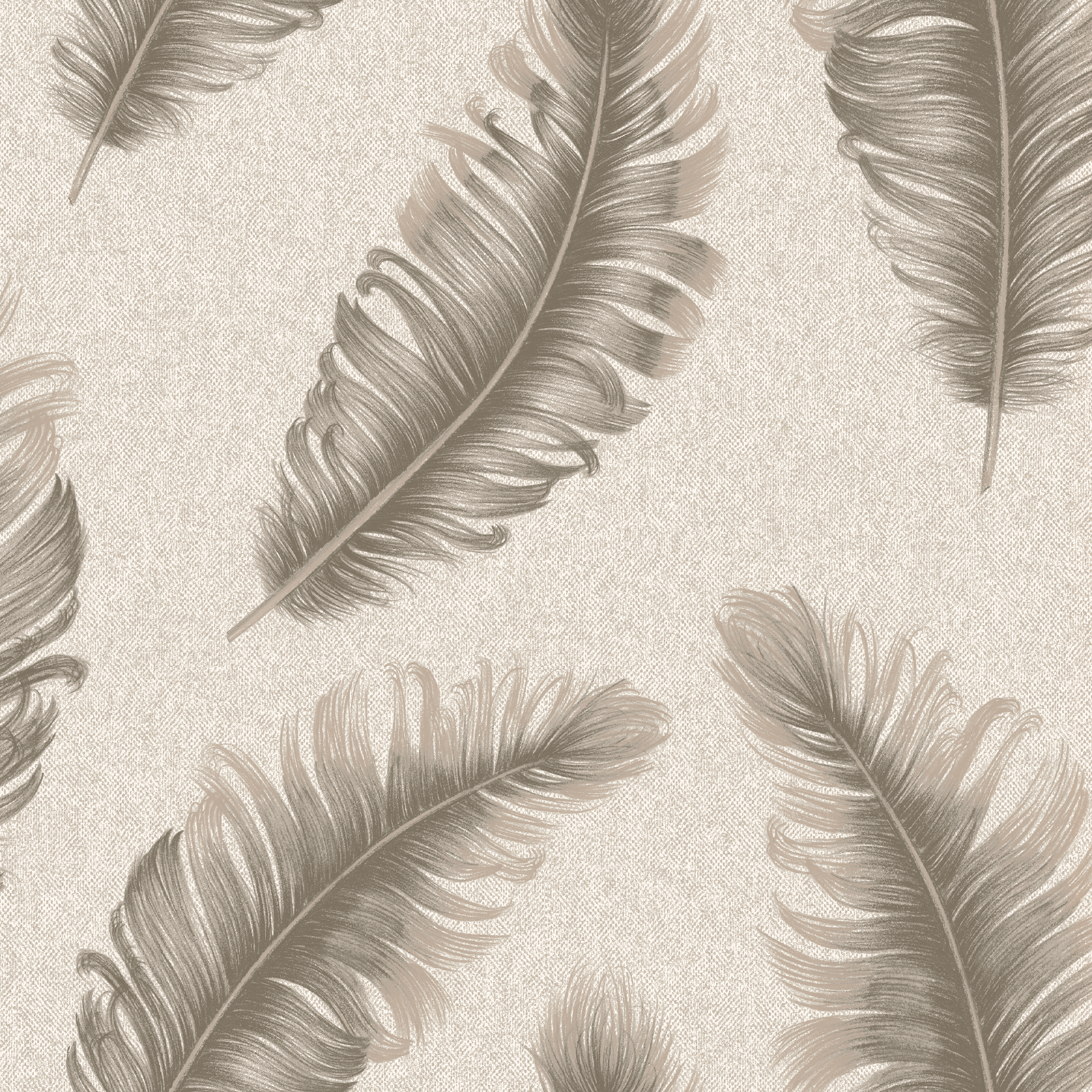 Wallpaper  -  Belgravia B10 Ciara Feather Mocha Wallpaper - 4411  -  60345307
