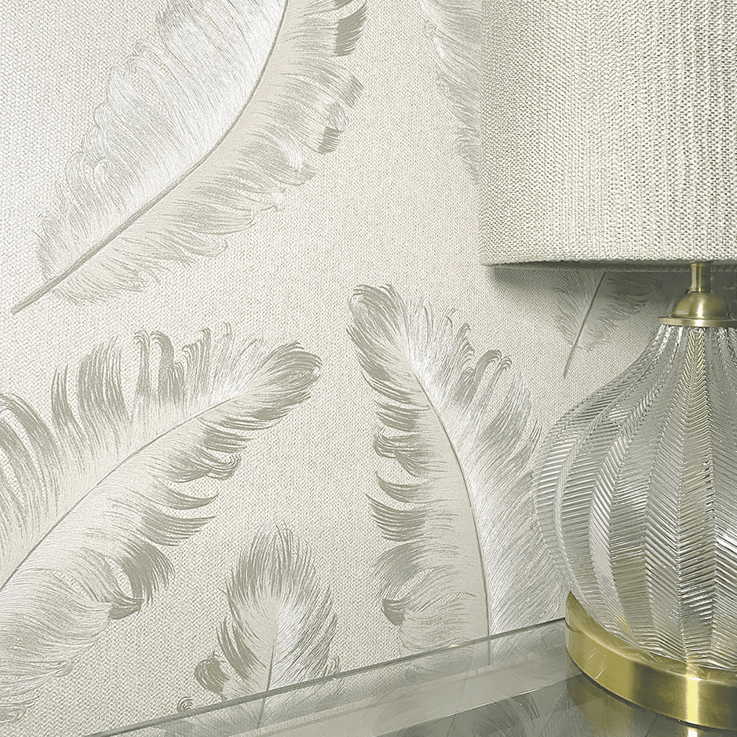 Wallpaper  -  Belgravia B10 Ciara Feather Sage Wallpaper - 4412  -  60345309