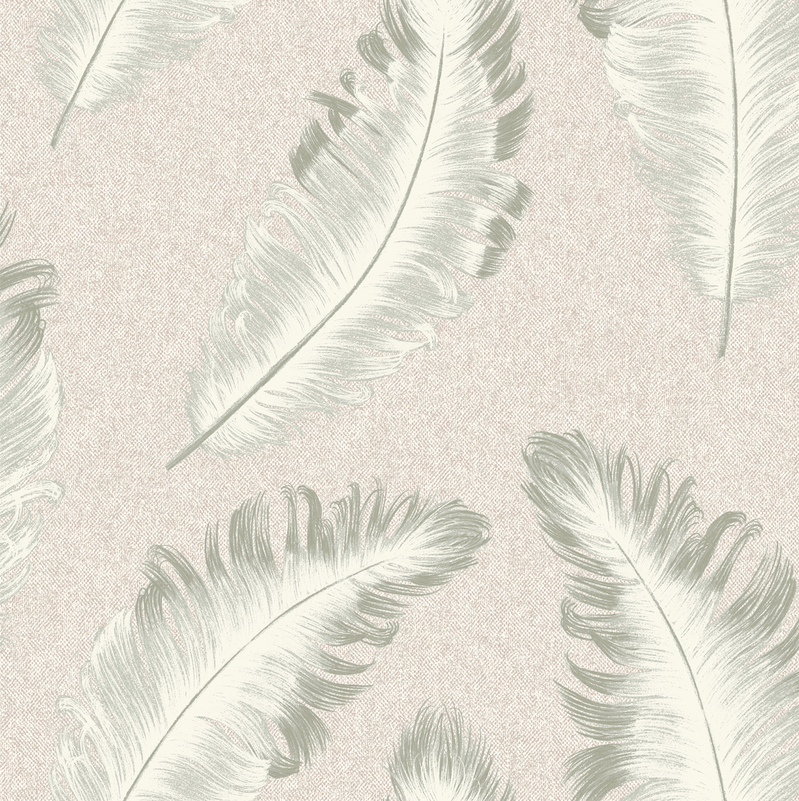 Wallpaper  -  Belgravia B10 Ciara Feather Sage Wallpaper - 4412  -  60345309