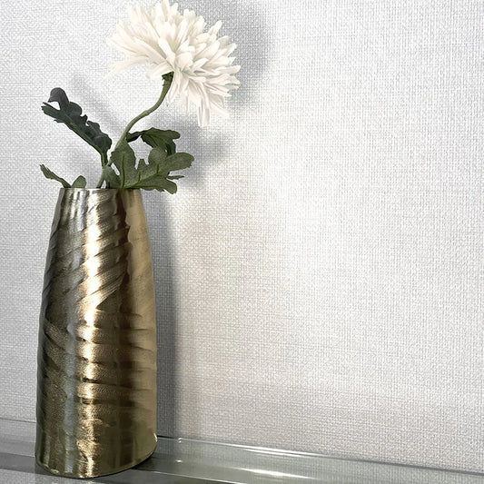 Wallpaper  -  Belgravia Palma Texture White Wallpaper - 9014  -  60345323