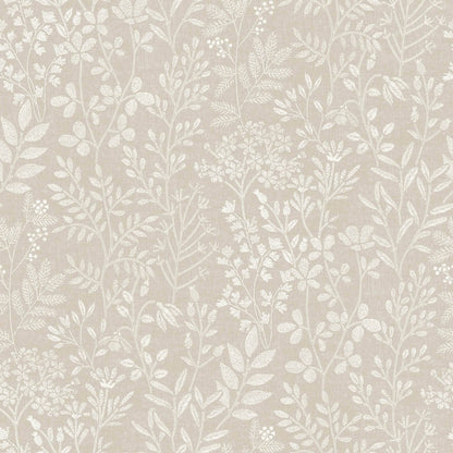 Wallpaper  -  Grandeco B44 Karuna Stitched Organic Taupe Wallpaper - 205002  -  60345327