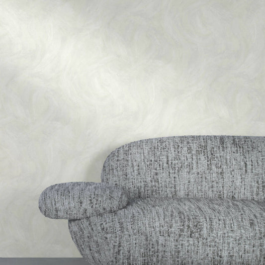 Wallpaper  -  Grandeco Serra Textured Pearl Wallpaper - A78711  -  60345339