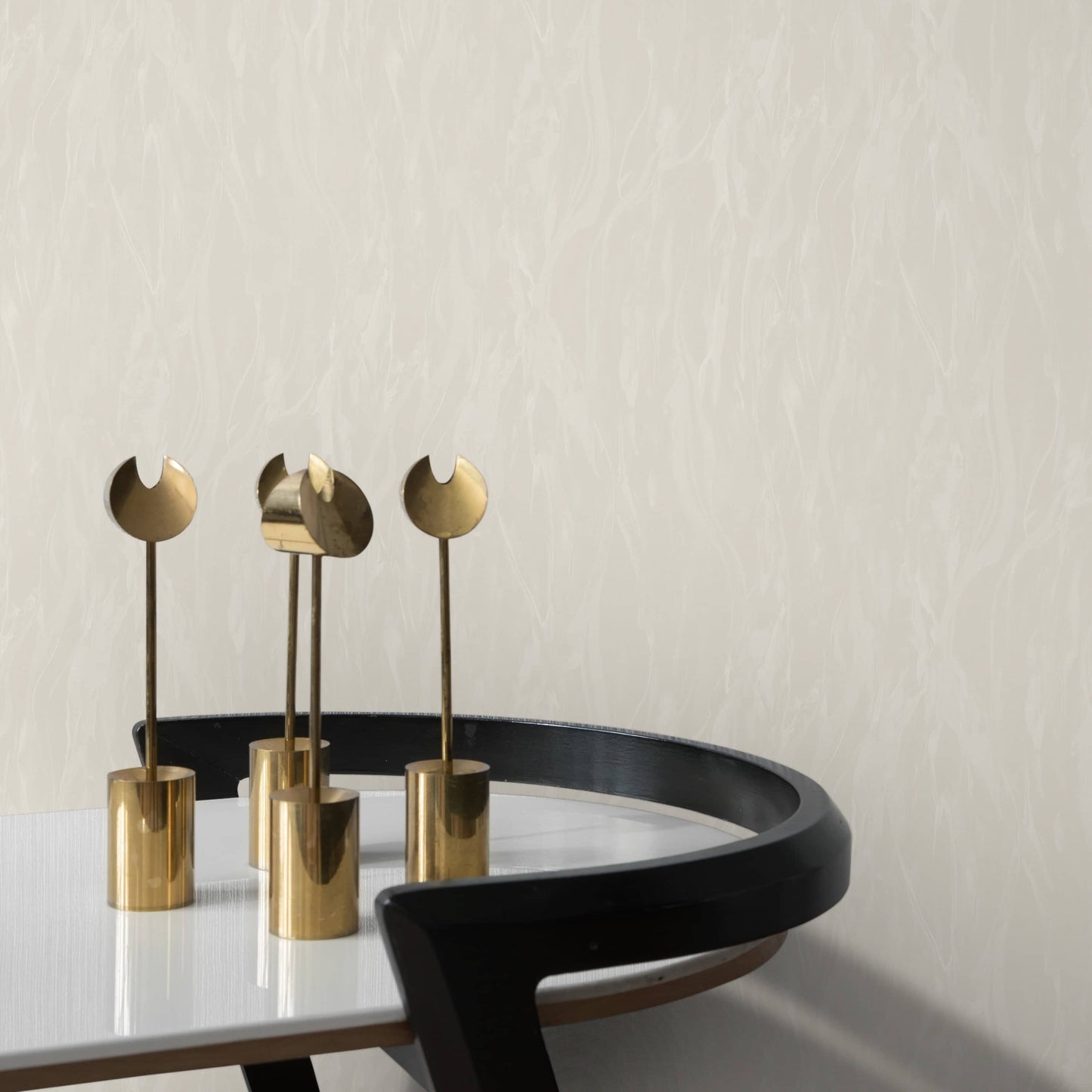 Wallpaper  -  Grandeco B20 Silkstorm Neutral Wallpaper - VE1308  -  60369710