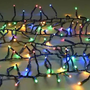 Lights  -  1000 Multifunction Cluster Christmas Tree Lights - Multicolour  -  60369757