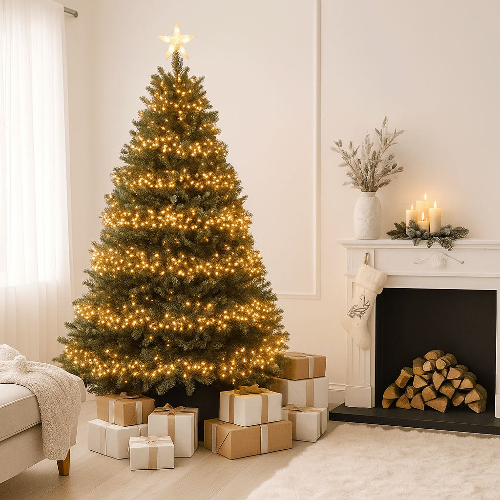 Lights  -  2000 Multifunction Cluster Christmas Tree Lights - Warm White  -  60369758