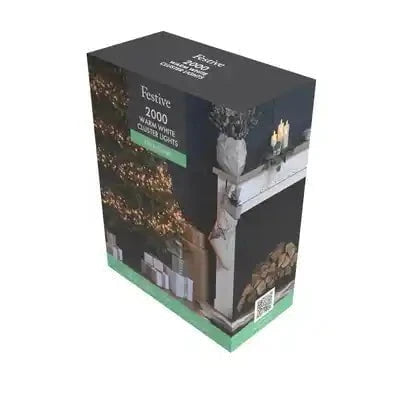 Lights  -  2000 Multifunction Cluster Christmas Tree Lights - Warm White  -  60369758