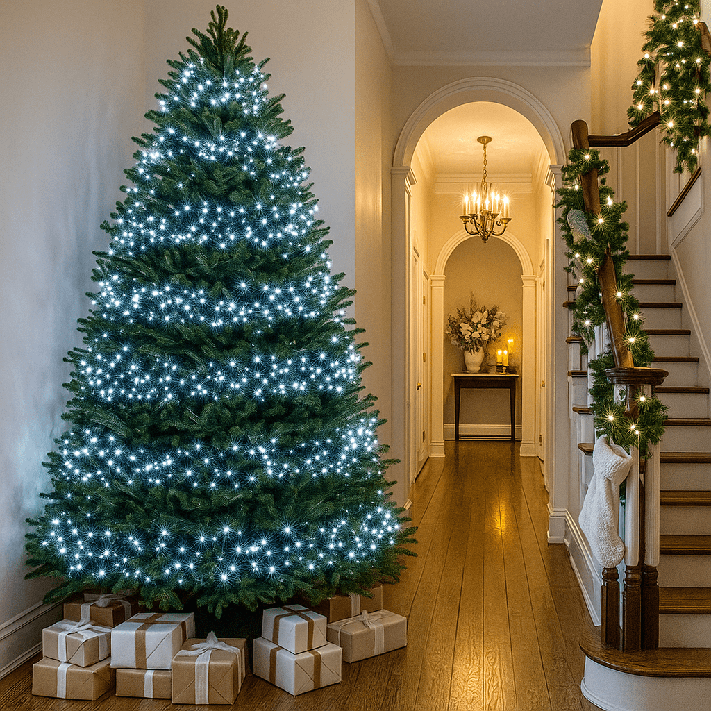 Lights  -  2000 Multifunction Christmas Tree Lights - White  -  60369759