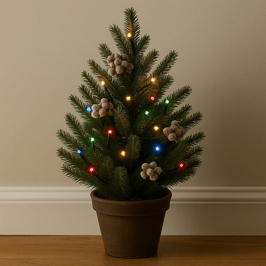 Lights  -  100 Battery Powered Timer String Lights - Multicolour  -  60369769