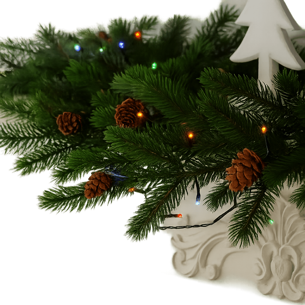 Christmas  -  200 Battery Powered Timer Strong Lights - Multicolour  -  60487860