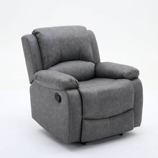 Outlet Sofas  -  Outlet Vivo Manual Recliner Chair - Grey  -  60418177