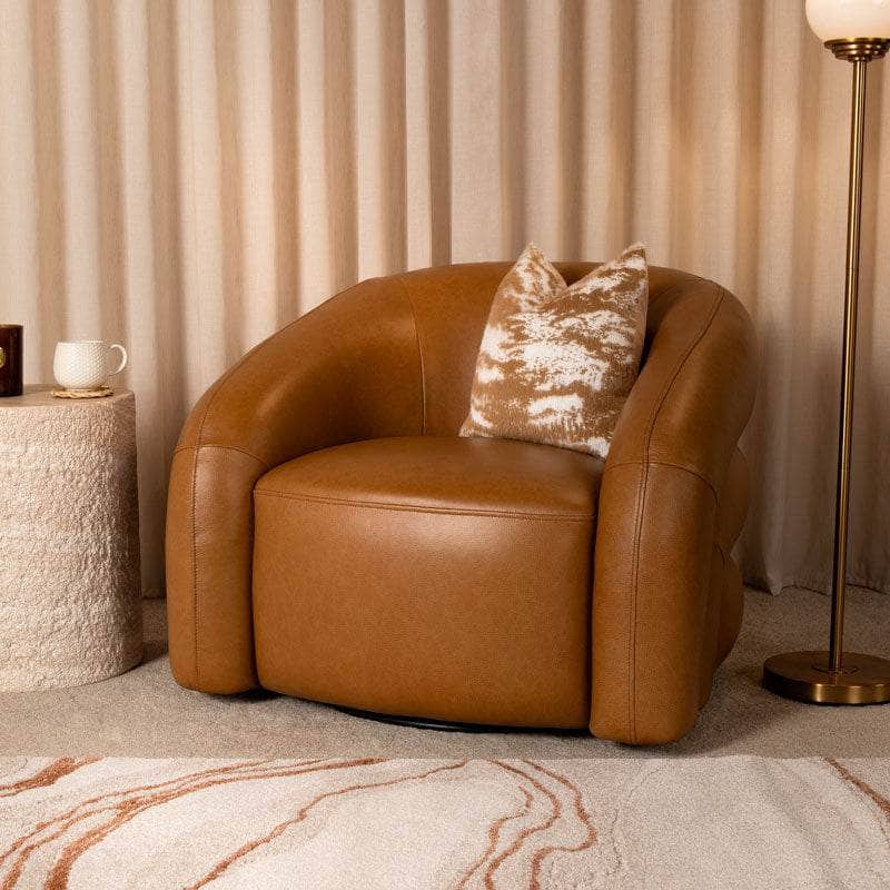 Furniture  -  Camden Cocoon Chair - Brown  -  60418187