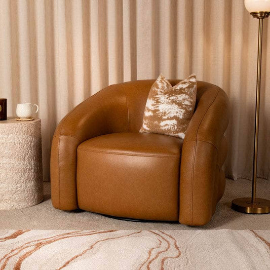 Furniture  -  Camden Cocoon Chair - Brown  -  60418187