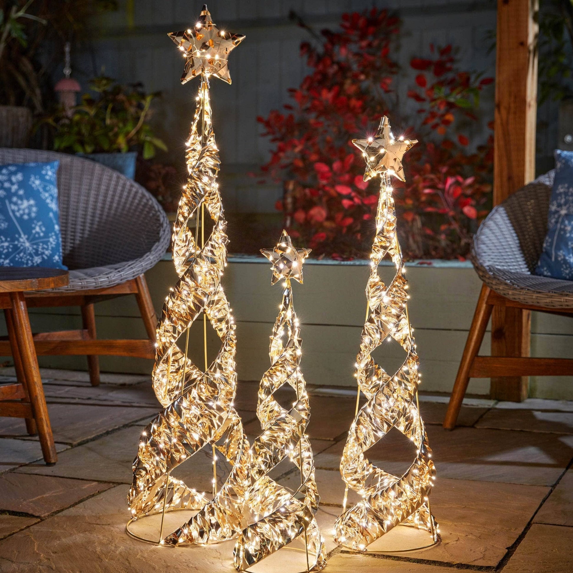 Christmas  -  Goldtwist Starbelisk Gold - 80cm  -  60418195