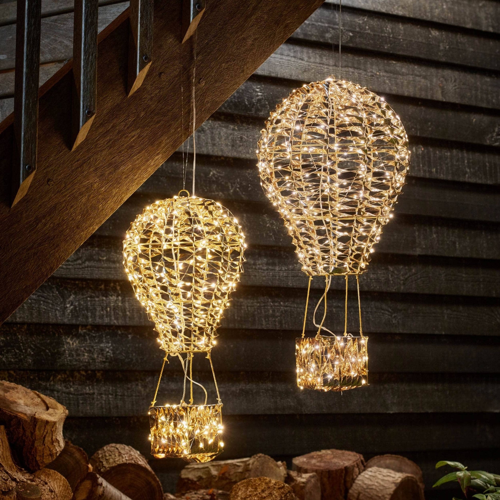 Christmas  -  Goldtwist Hot Air Balloon 60cm  -  60418201