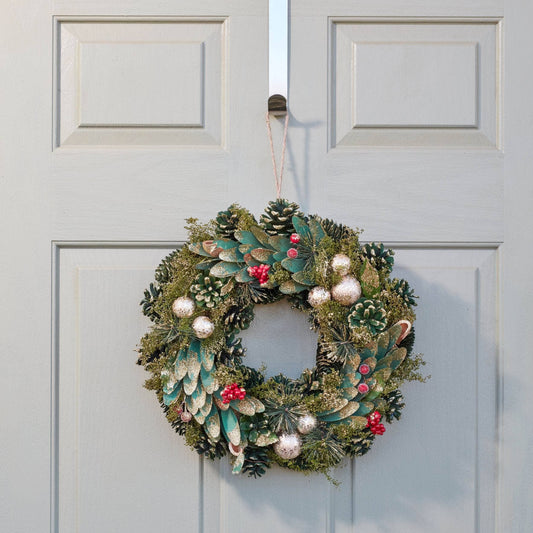 Christmas  -  Bauble Pine Wreath - 30cm  -  60418224