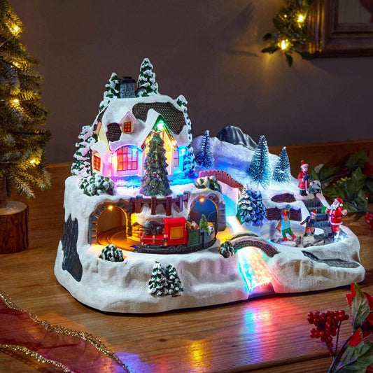 Christmas  -  Animated Alpine Snow Scene  -  60418238