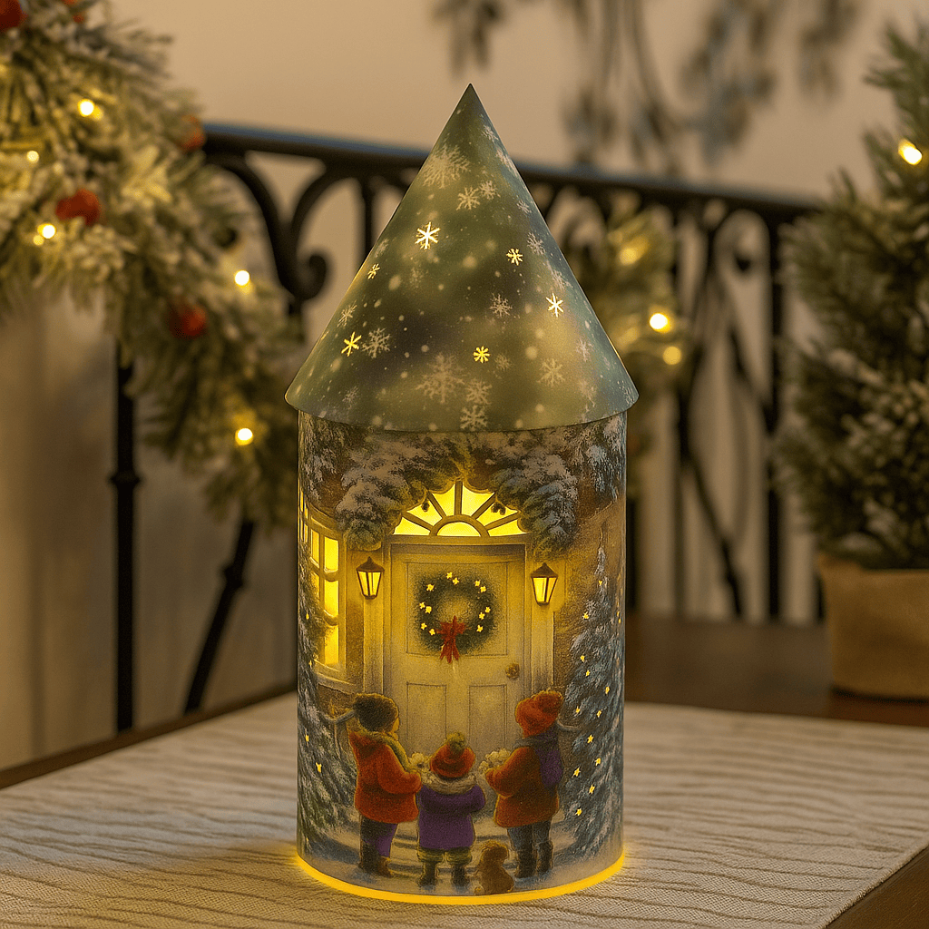 Christmas  -  Carolers Large Lantern  -  60418240