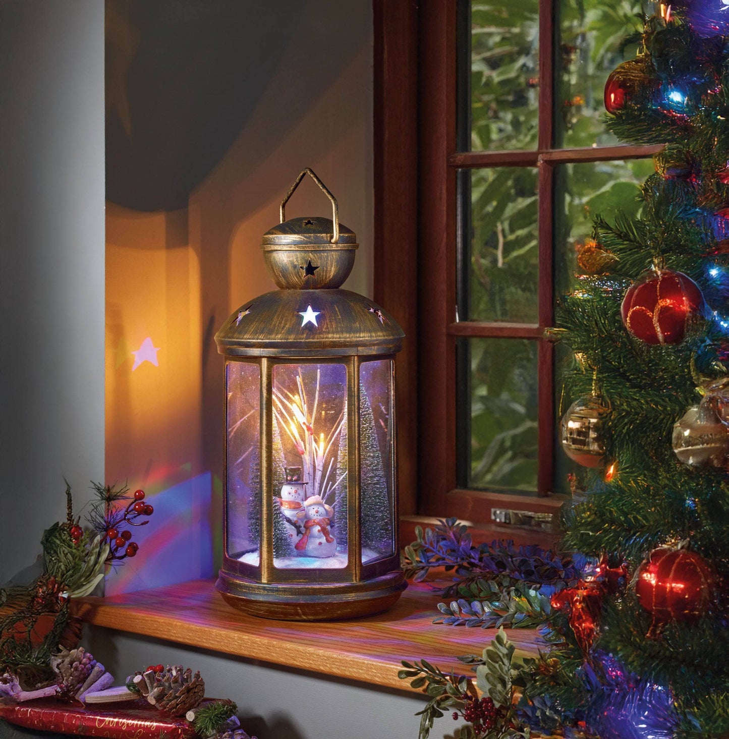 Christmas  -  Christmas Snowfall Lantern  -  60418241