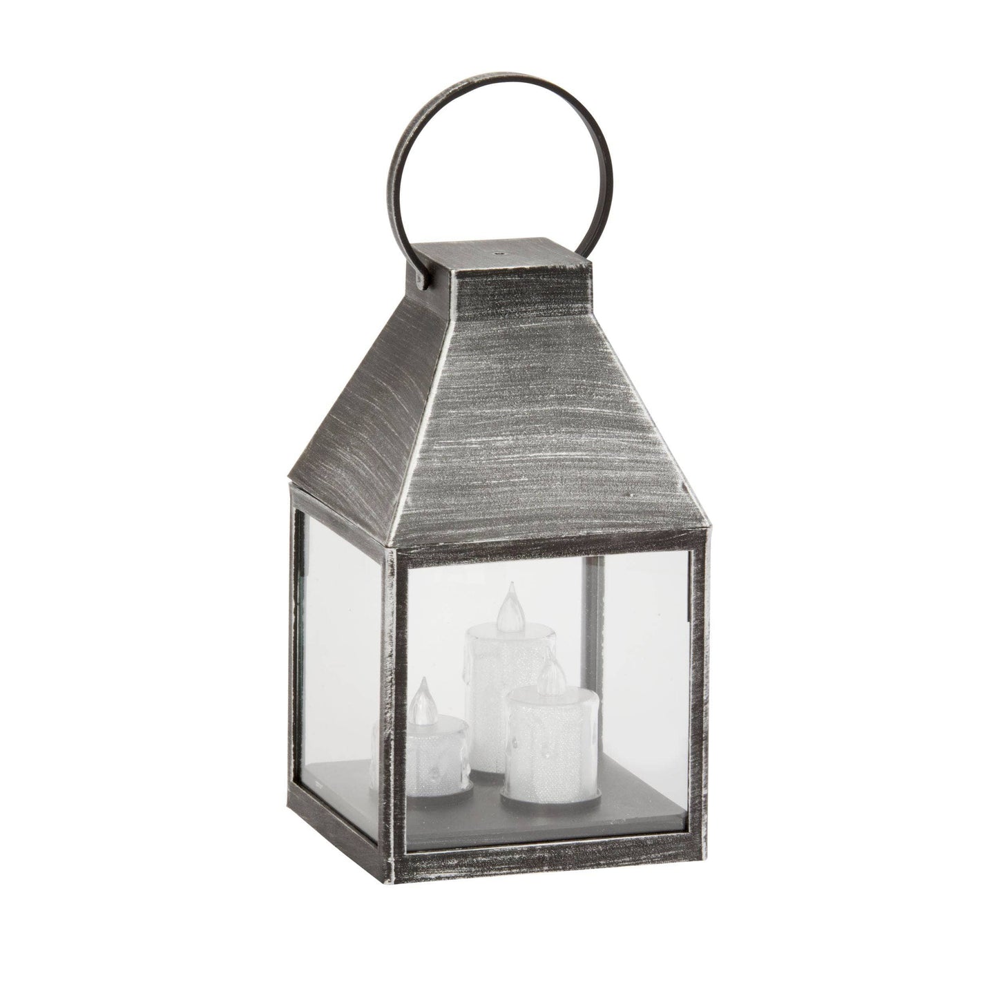 Christmas  -  Silver Sparkle Lantern - Small  -  60418242