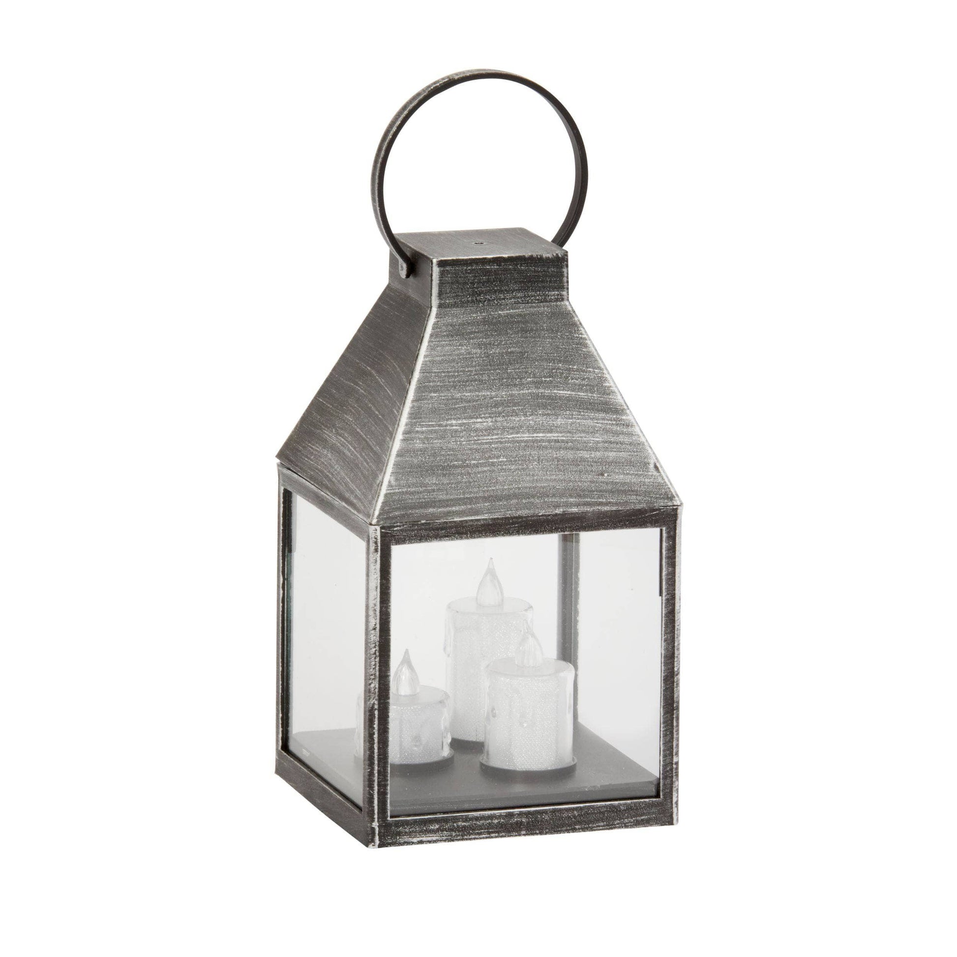 Christmas  -  Silver Sparkle Lantern - Small  -  60418242