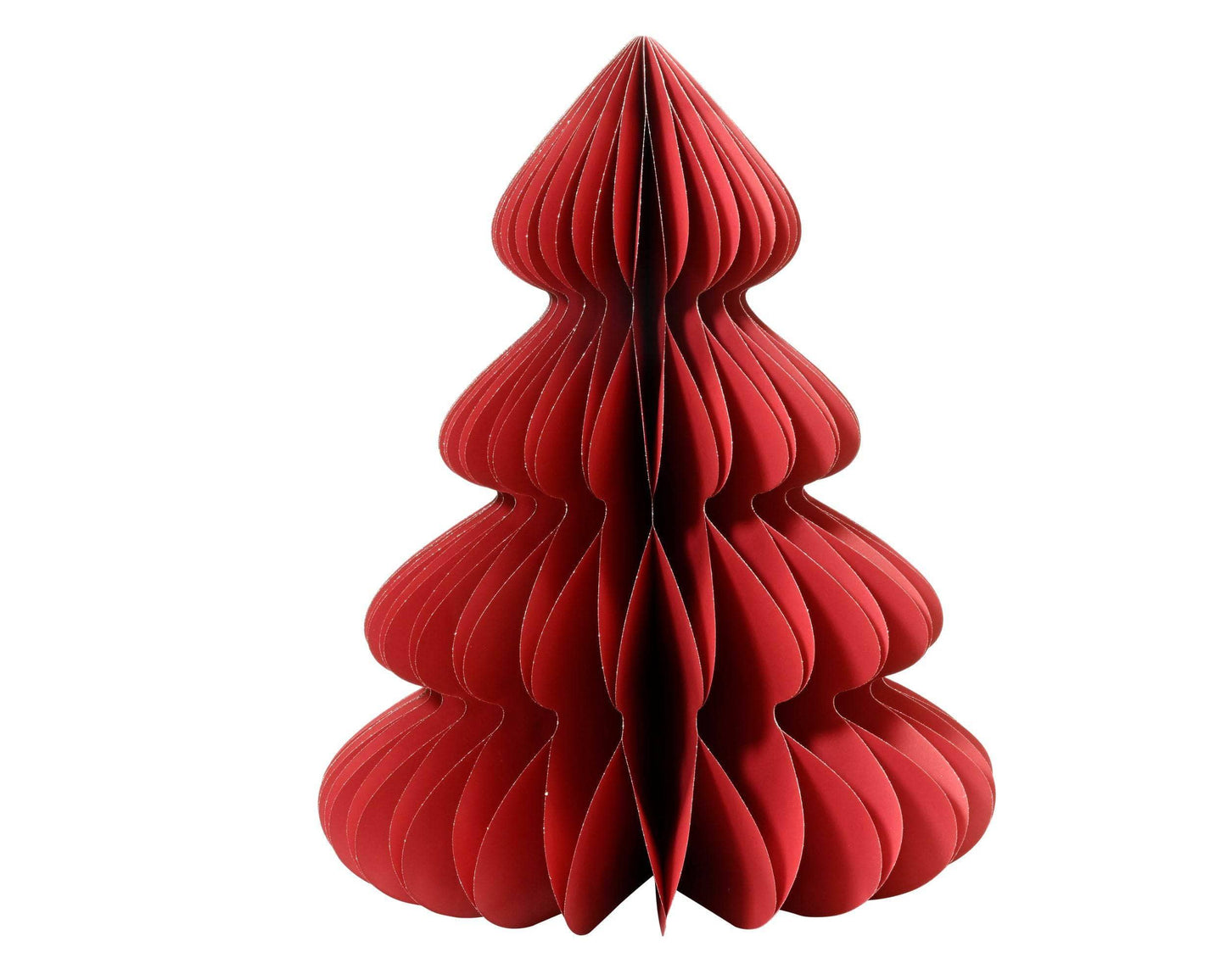 Christmas  -  Red Paper Tree Decoration - 40cm  -  60450736
