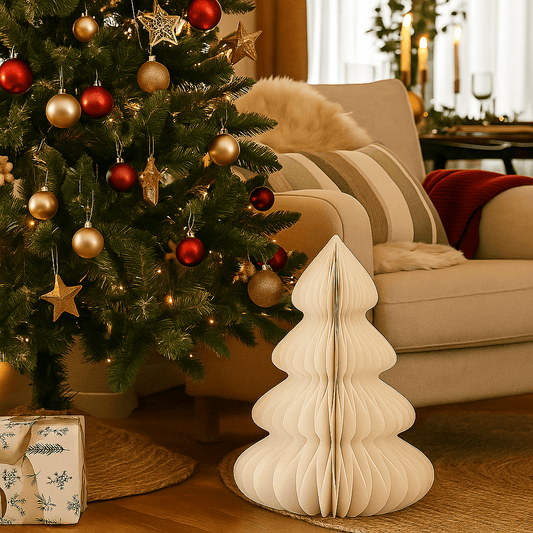 Christmas  -  White Paper Tree Decoration - 60cm  -  60450738