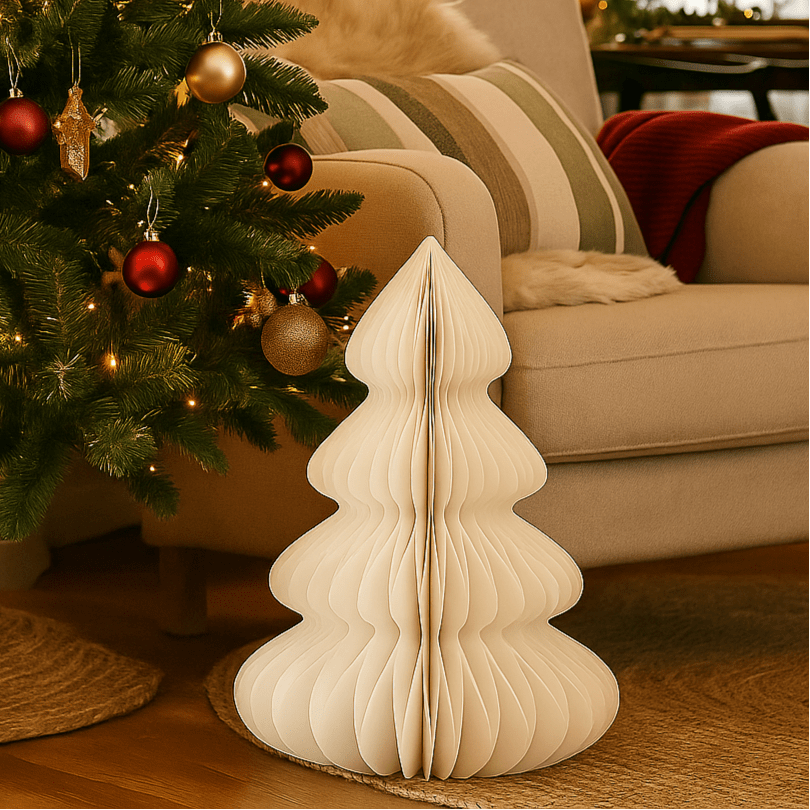 Christmas  -  White Paper Tree Decoration - 60cm  -  60450738