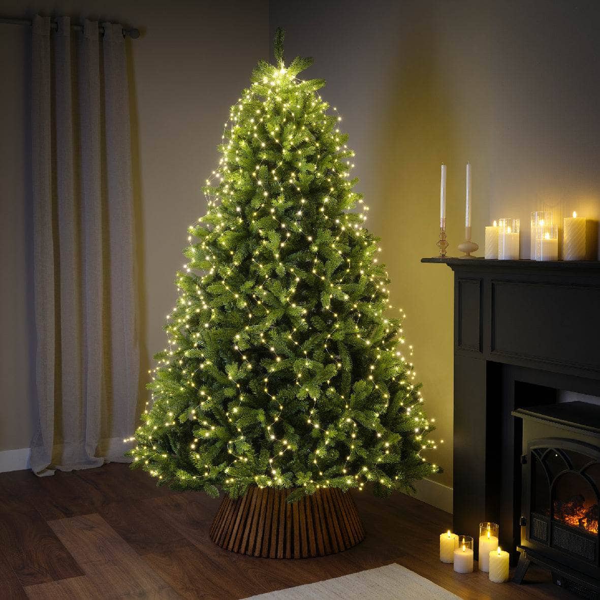 Christmas  -  Micro LED Tree Bunch Christmas Lights - Warm White  -  60450741