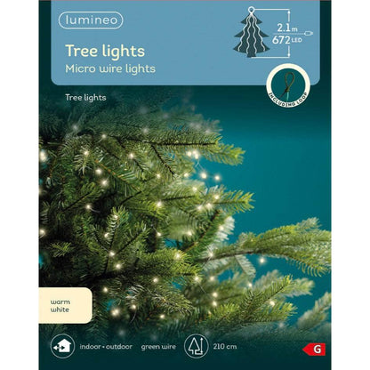 Christmas  -  Micro LED Tree Bunch Tree Lights - Warm White  -  60450742