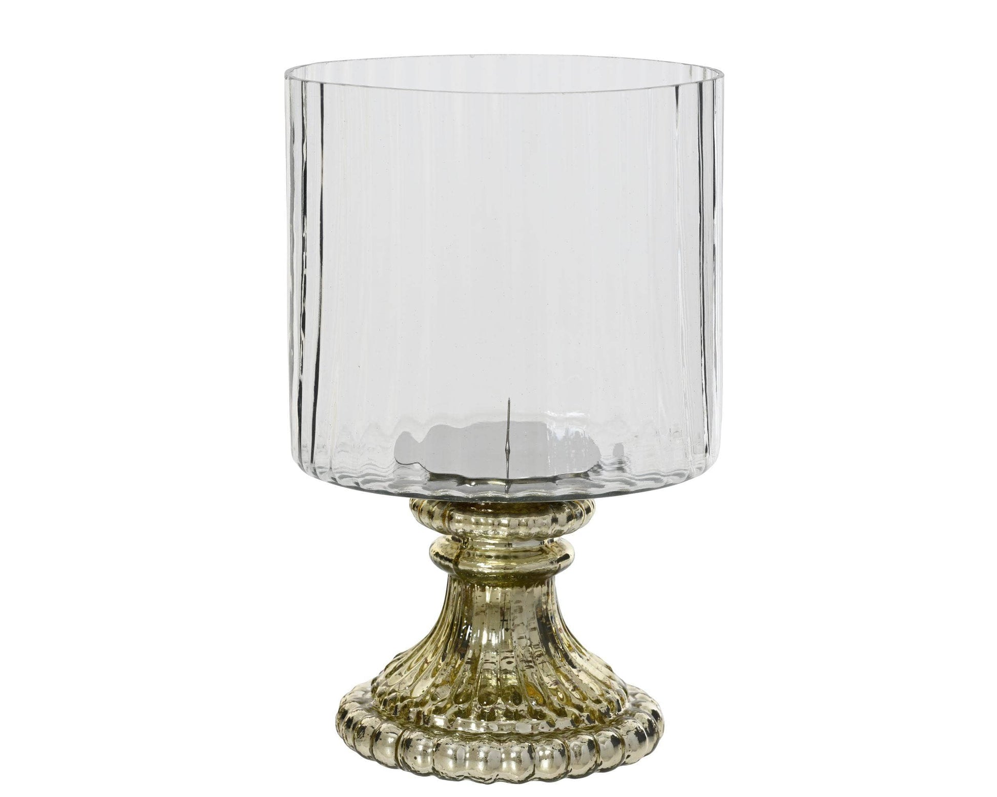 Christmas  -  Glass Hurricane Candle Holder - 25cm  -  60450756