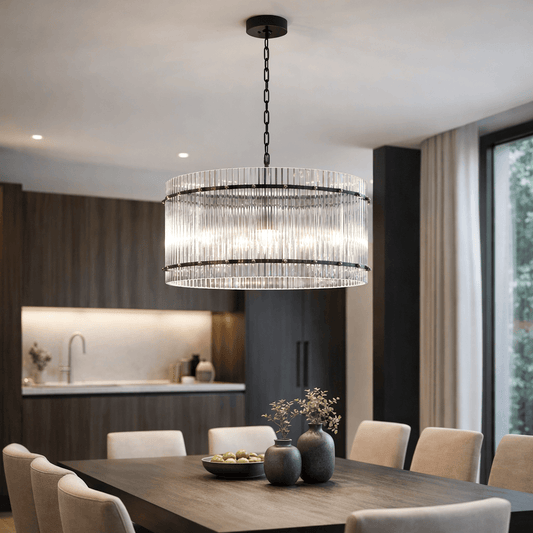  -  Brooklyn 6 Light Pendant Light - Black  -  60450770