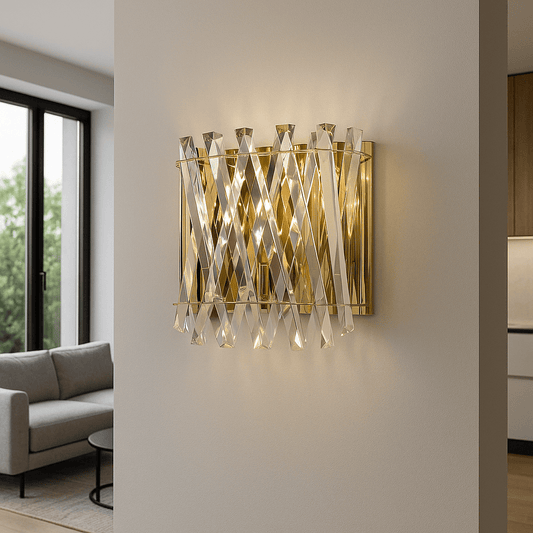 Lights  -  Alexander 2 Light Bracket Gold Wall Light  -  60450772