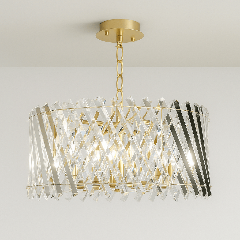 Lights  -  Detroit 10 Light Pendant Gold Light  -  60450774