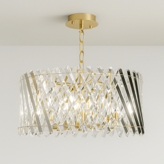 Lights  -  Detroit 10 Light Pendant Gold Light  -  60450774