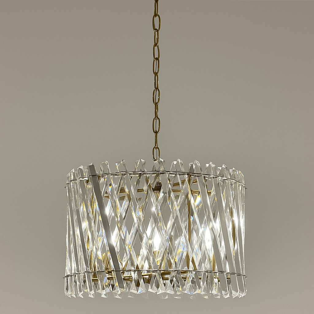 Lights  -  Detroit 6 Light Pendant Gold  -  60450775