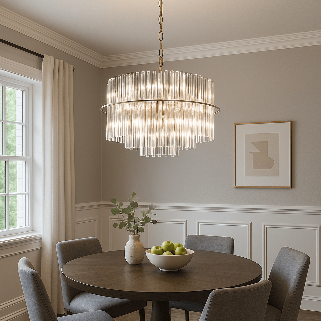 Lights  -  Houston 18 Light Gold Pendant Light  -  60450781