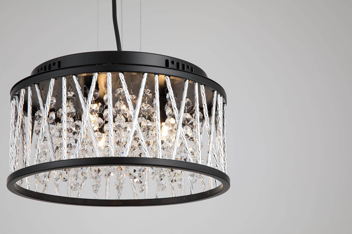 Lights  -  Dortmund 3 Light Pendant Light - Black  -  60450785