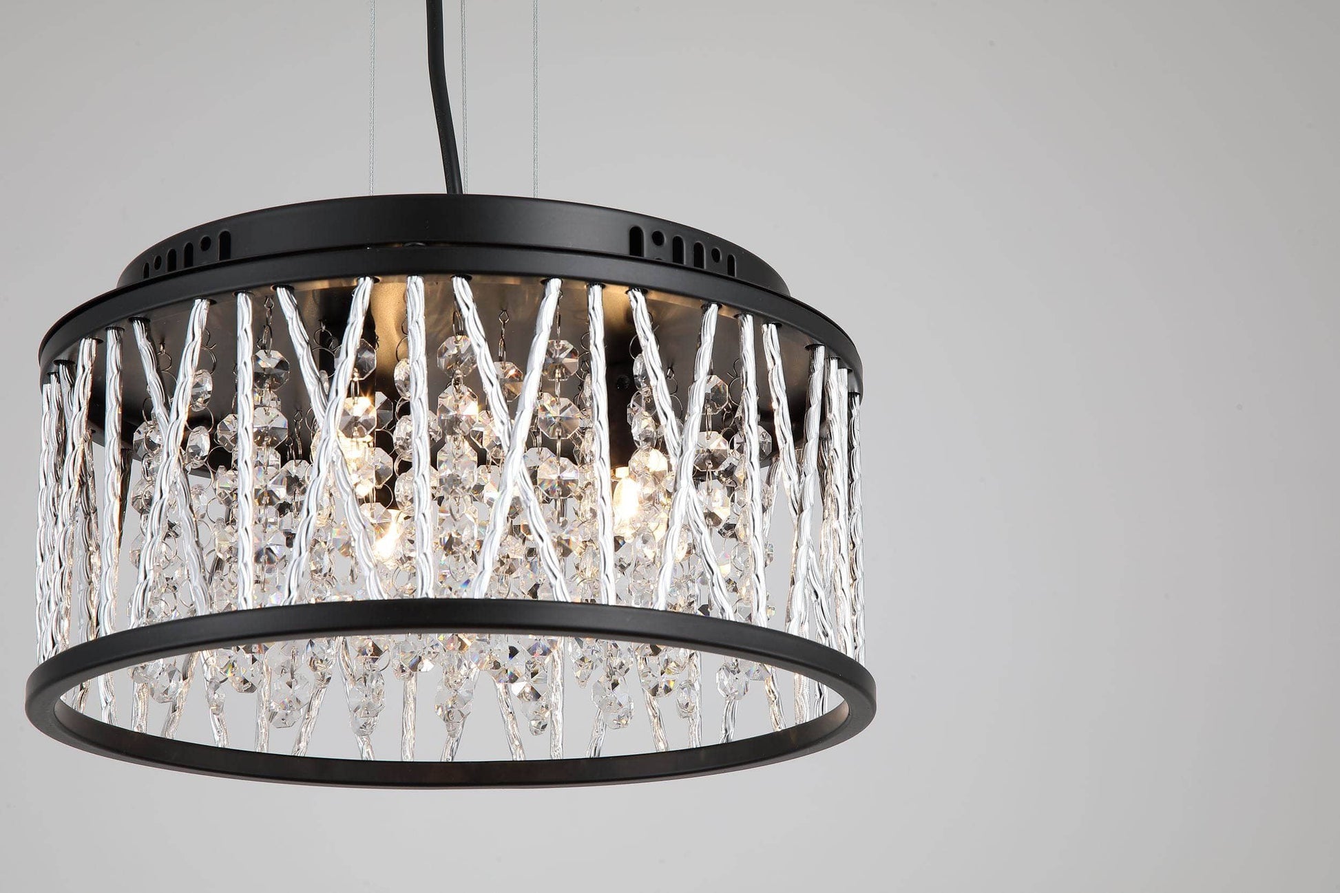 Lights  -  Dortmund 3 Light Pendant Light - Black  -  60450785